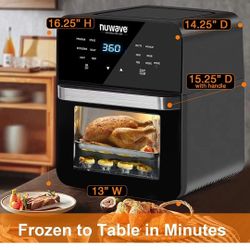 NuWave Brio 15.5-qt. Air Fryer Oven with Rotisserie