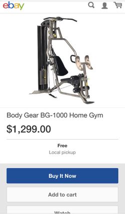 Bg 1000 home gym sales