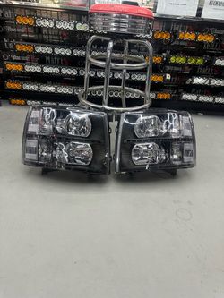 Chevy Silverado 2007-2013 headlights drl