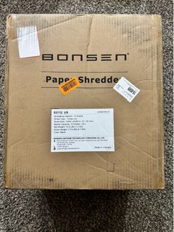 Brand New Bonsen 14-Sheet Cross-Cut Shredder