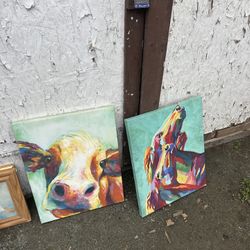 2 Canvas Paintings 