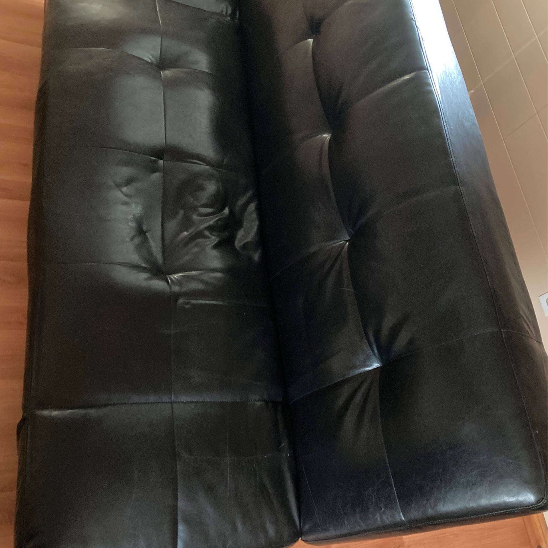 Black Futon couch