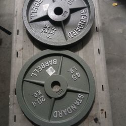45lb Olympic Plates Pair $80firm 
