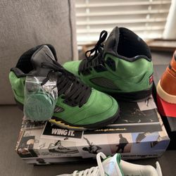 OREGON DUCK 5s Sz 7 Men/ 8.5 W 🔥🔥🔥