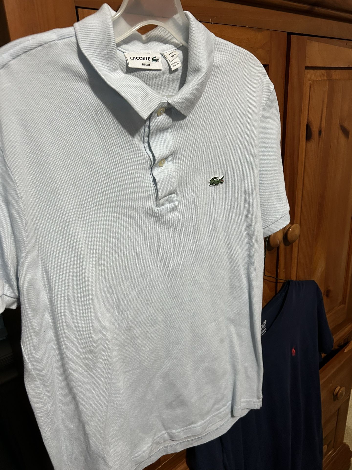 Lacoste Slim Fit Size Large Men’s Polo Shirt