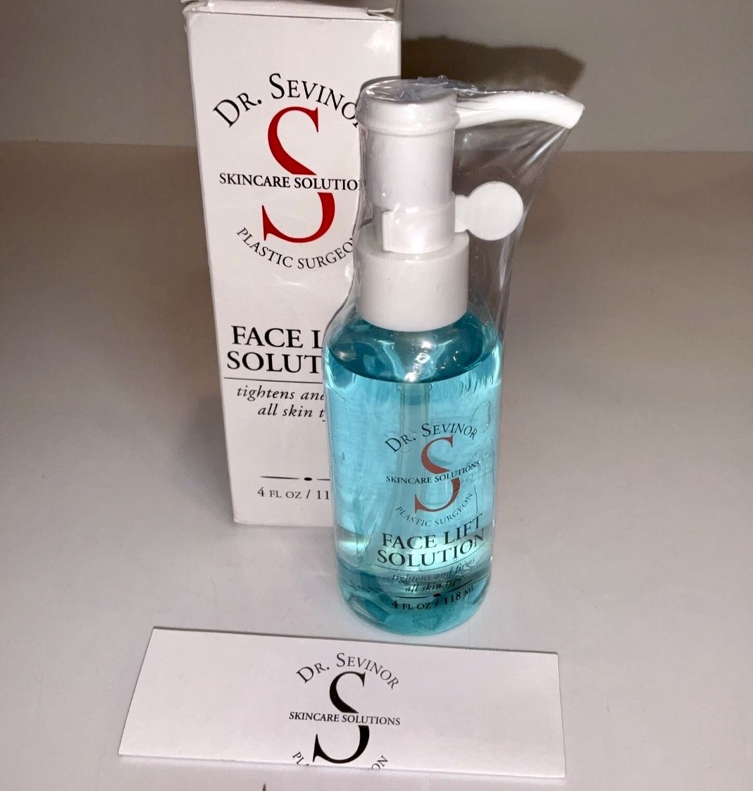 Dr. Sevinor Skincare Solutions Face Lift Solution 4 FL OZ, Brand New In Box Sealed