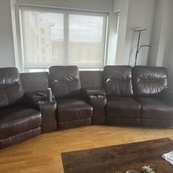 Electric Reclining Sectional 