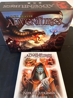 Roll player Adventures Board Game w/expansion