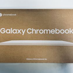 NEW SAMSUNG Galaxy Chromebook Go 14" Laptop Computer, 32GB Silver