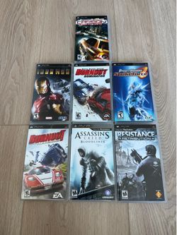 PSP Game Collection Lot 🎮 7 Games w/ Cases & Manuals