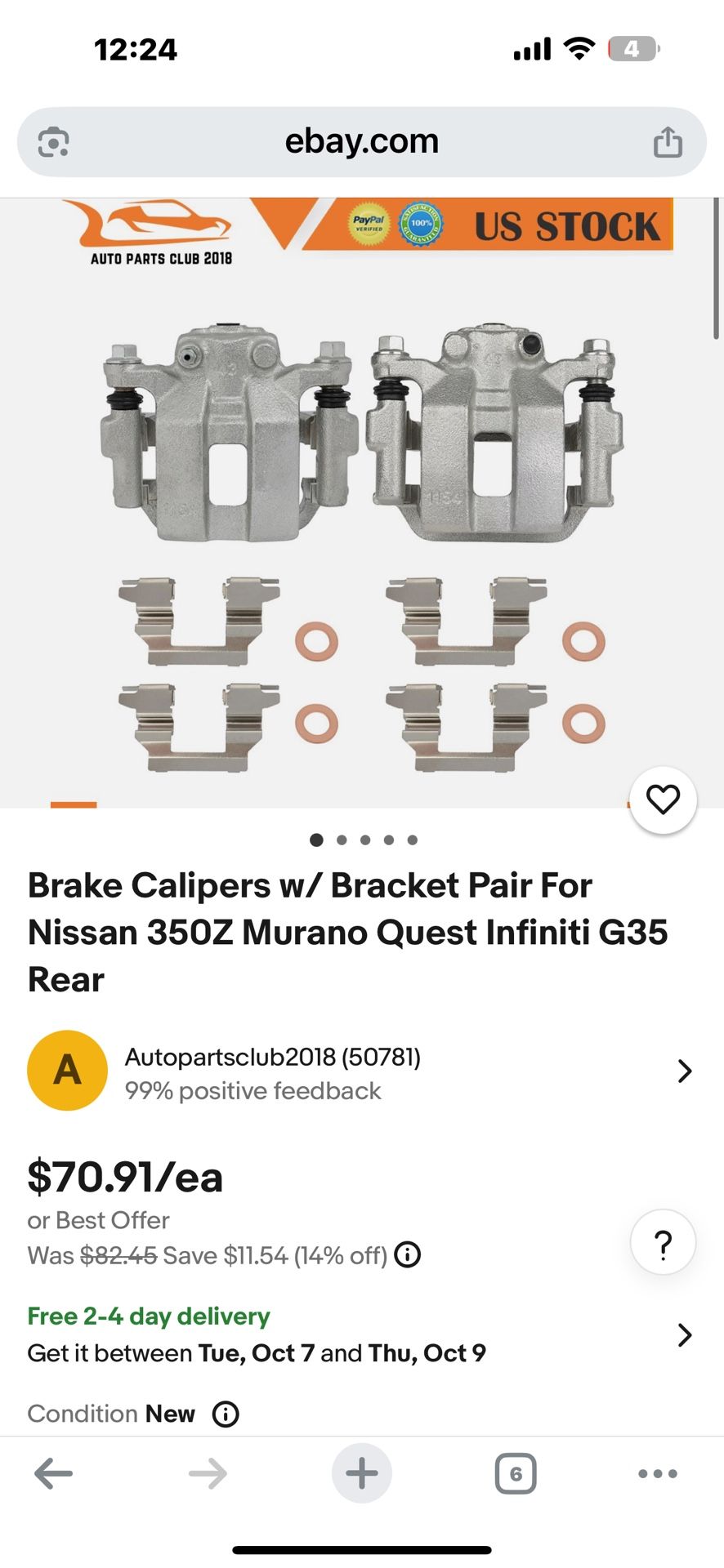 Calipers Nissan