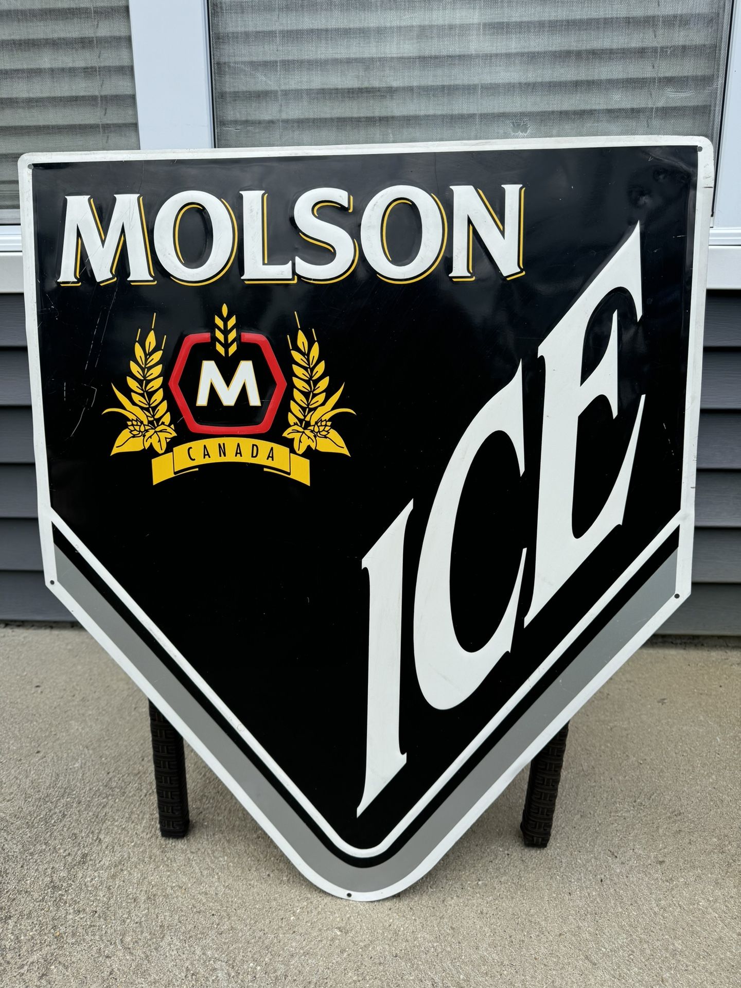 Molson Ice Beer Sign - Classic 1980s Collectible - RARE