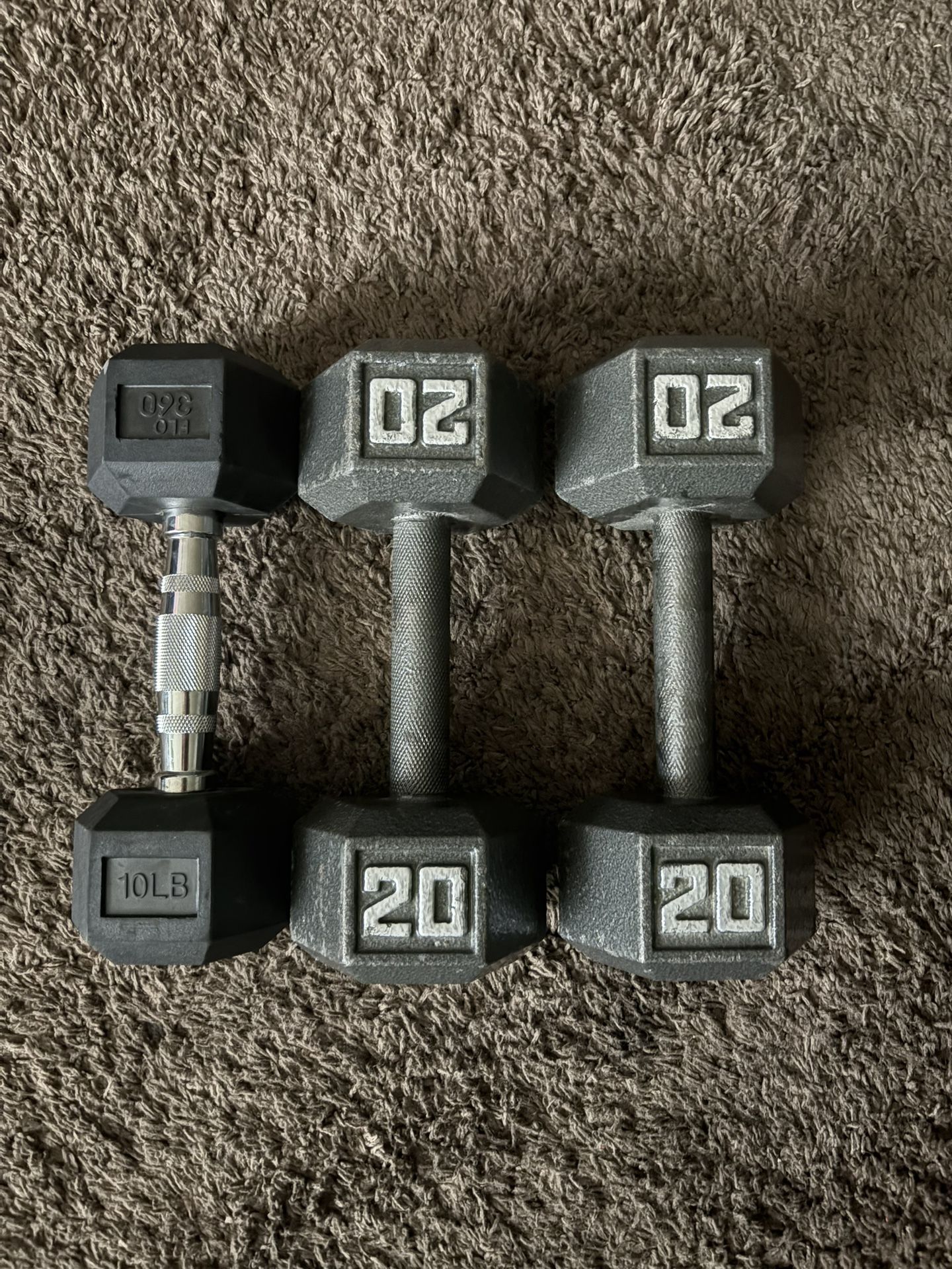 20lb 10lb Dumbbells