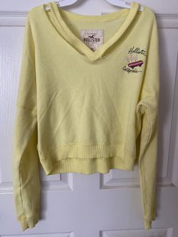 Hollister Summer Off the Shoulder Light Sweatshirt Size Extra Small Good Condition