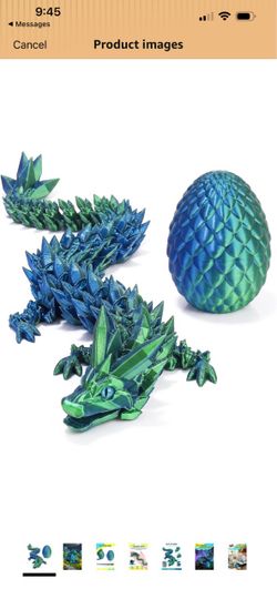 3D Printed dragon egg