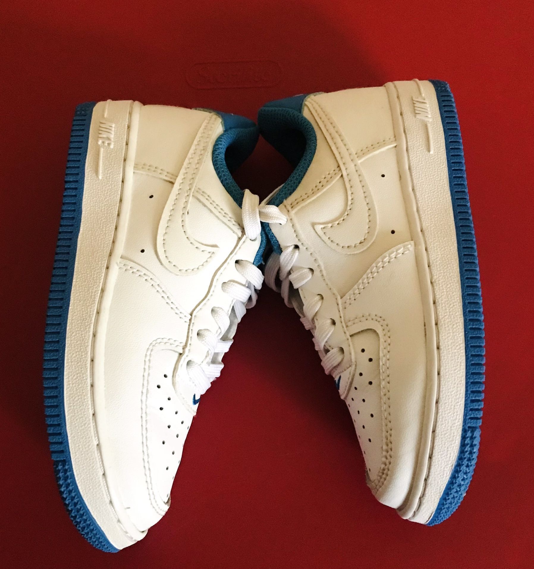 Nike Air Force 1 Low '07 ‘White Light Photo Blue’ Sz 10.5C