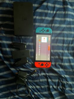 Oled Nintendo switch with accessories