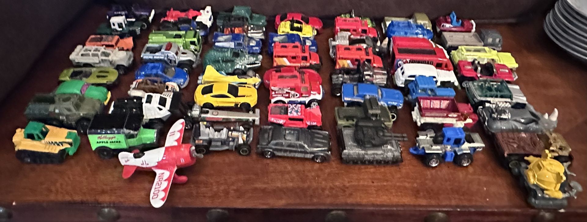 57 in Lot Matchbox cars, trucks, tractors, and plane. Various years 1(contact info removed).