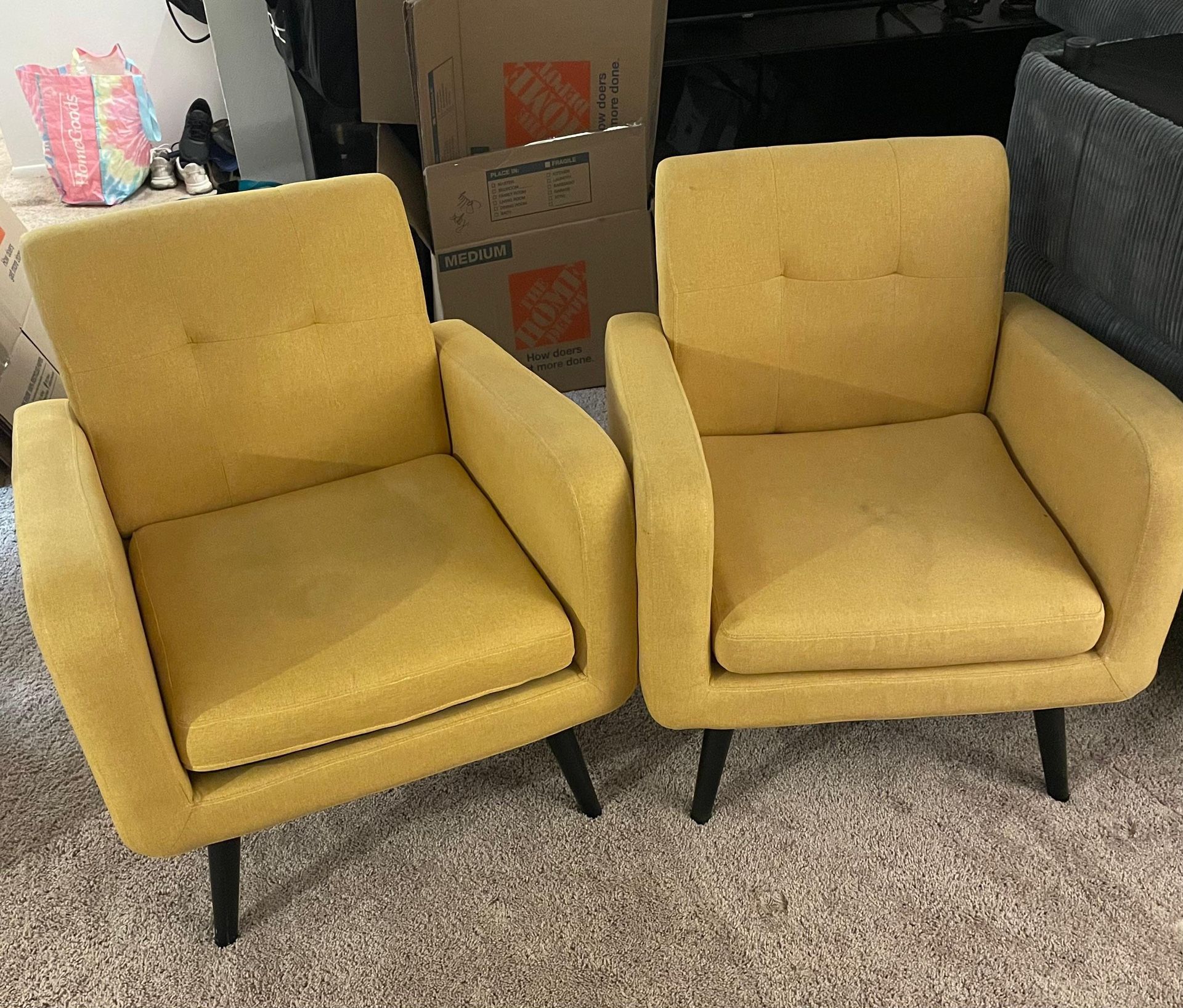 Living Room Sofa Chairs Set Of 2