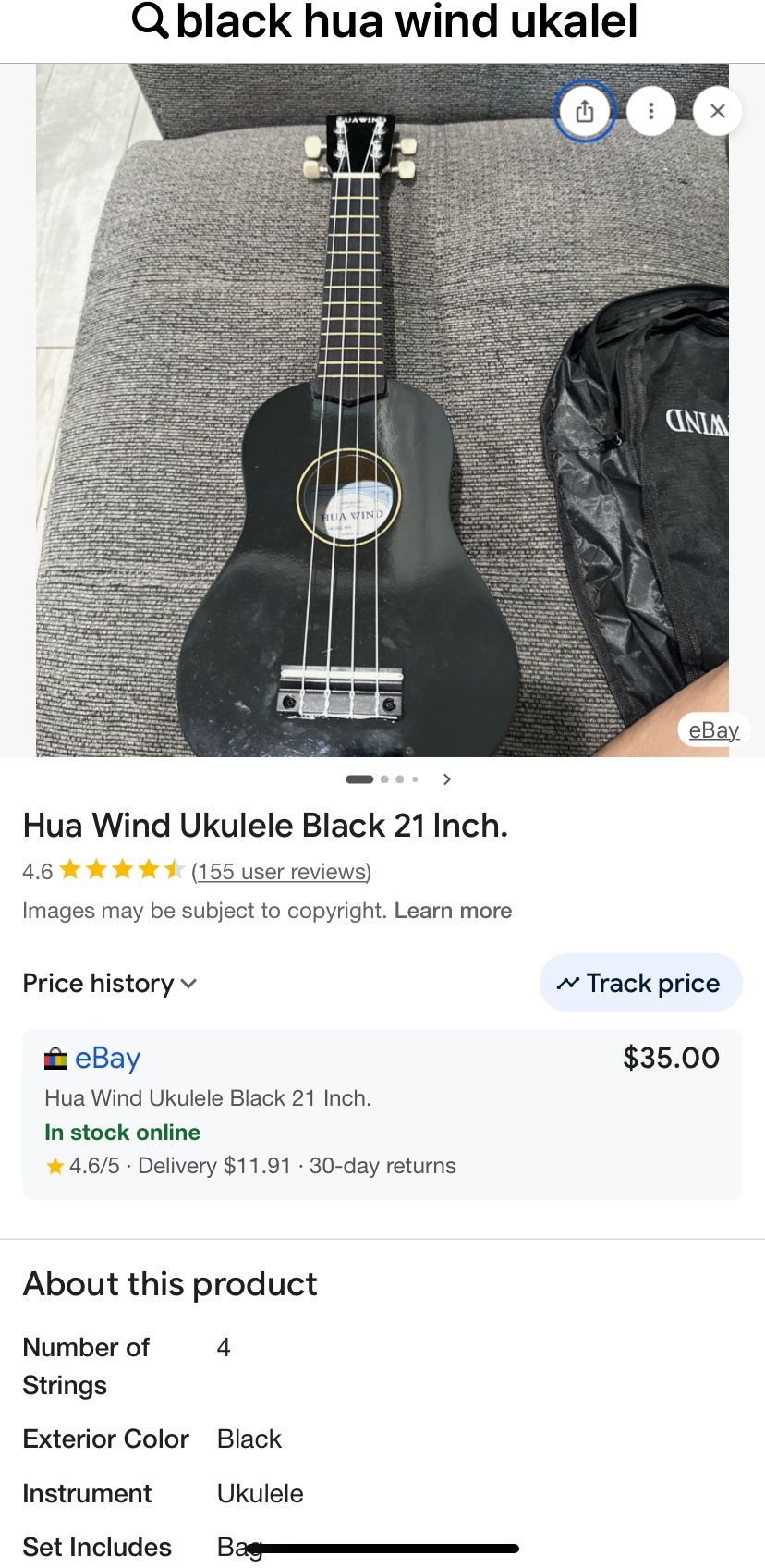 His Wind Ukulele