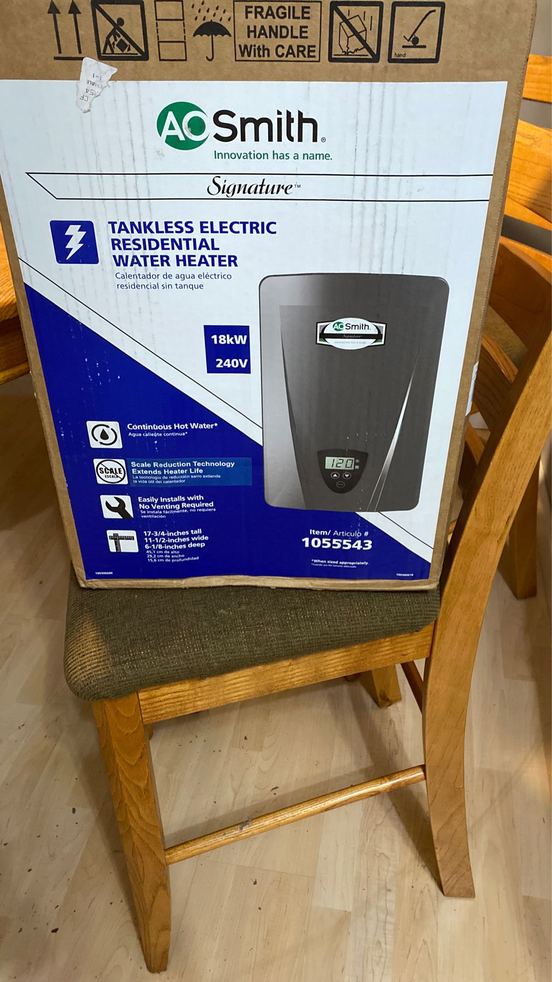 Tankless electric water heater
