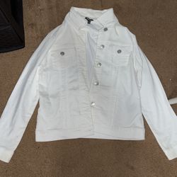 Long Sleeve Button Up Jean Jacket