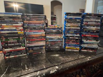 Blu rays and dvds