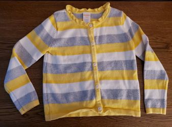 Gymboree girls sweater 4 striped cotton blend