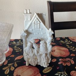 Partylite Christmas Caralers votive tea light candle holder