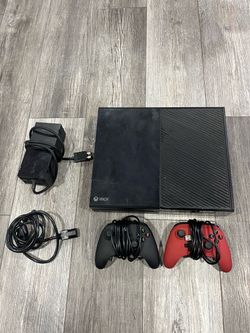 Microsoft Xbox One Console with Two Controllers