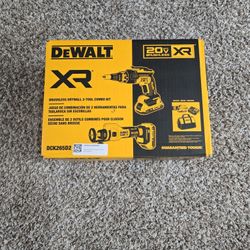 BRUSHLESS DRYWALL 2-TOOL COMBO KIT
