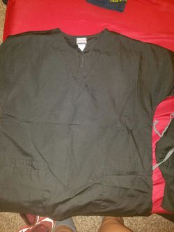 Black small scrub top