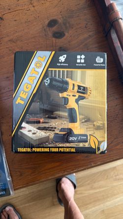 Tegatol 20V Cordless Drill