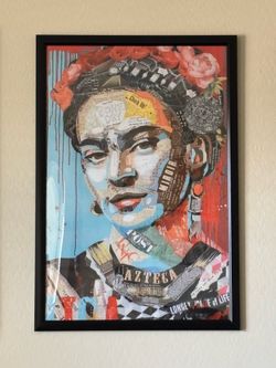 Framed Wall Art – Frida Kahlo, Tupac Amaru & Che Guevara | Gallery Style Prints | Sold Individually or as Set