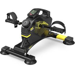  Vangona Under Desk Bike Pedal Exerciser, Quiet Magnetic Exercise Bike Carpet