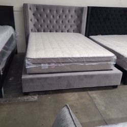 Queen Size Bed Frame With Mattress Included