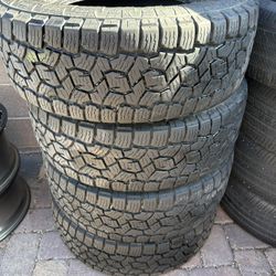 Set of 4 16” Toyo Tires Open Country P265/70R16