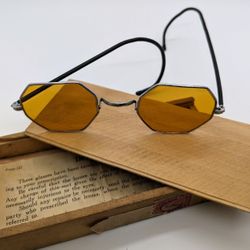 Vintage Amber Sunglasses