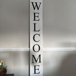 Welcome Wooden Sign