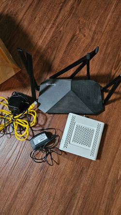 Speedefy Wireless Router with Modem and Cables