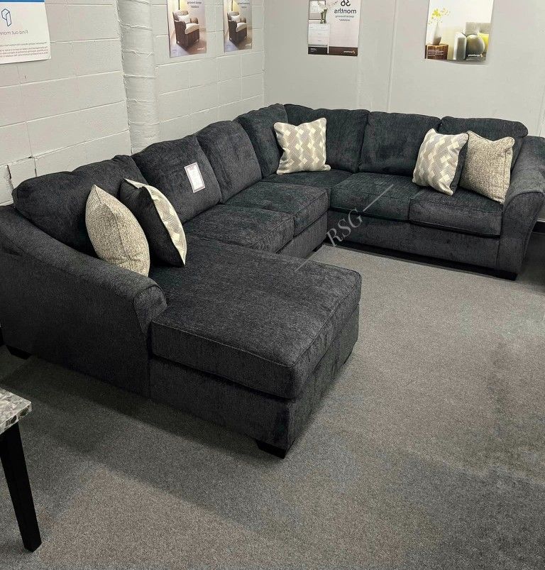 Living Room Furniture Dark Color Modular Sectional Sofa With Chaise Or Cuddler ⭐$39 Down Payment with Financing ⭐ 90 Days same as cash