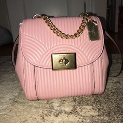 Womens Coach Bag Pink (backpack)