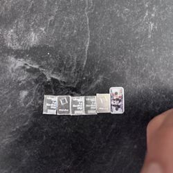 6 Silver Bars (1 Gram Each)