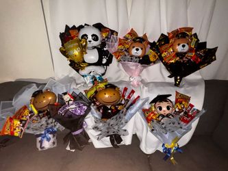 Graduation balloon candy bouquet