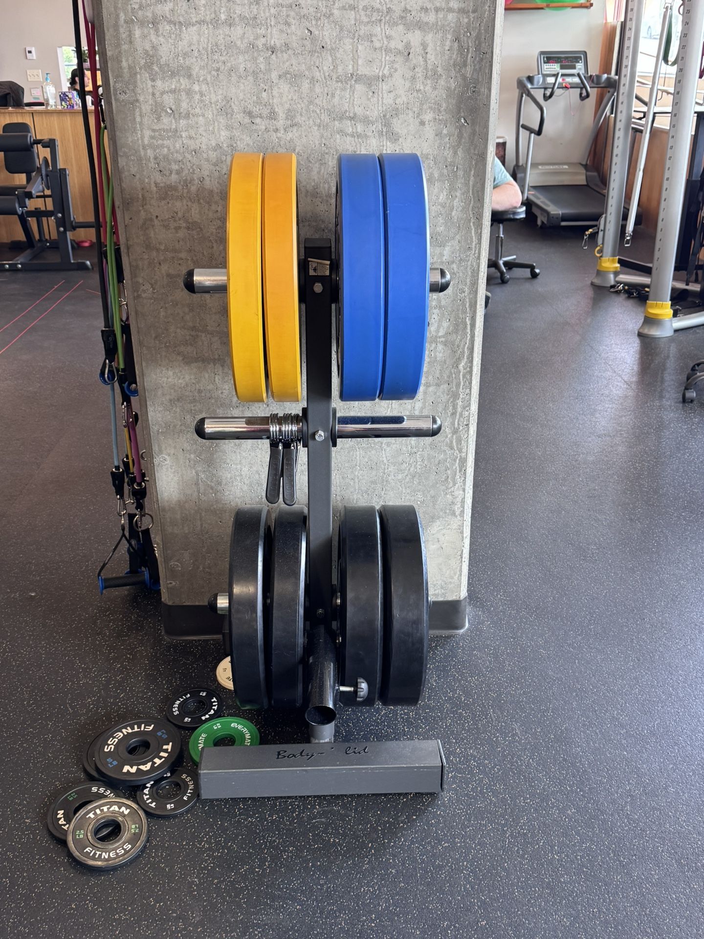Plate Rack For Weightlifting