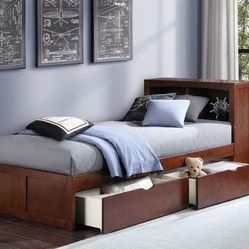 Rowe Cherry Twin Bookcase Bed
by Homelegance
    