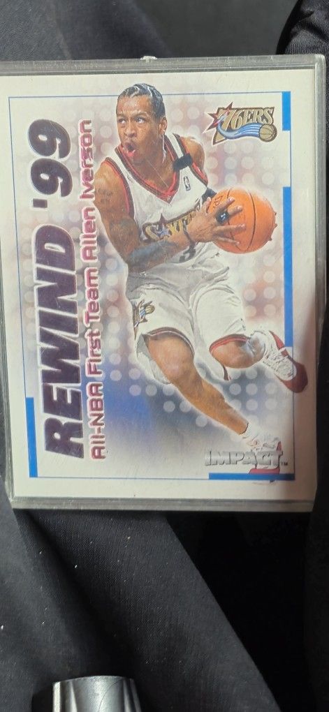 Allen Iverson Rewind '99 Impact All NBA First Team 19 Of 40 RN  Basketball Card