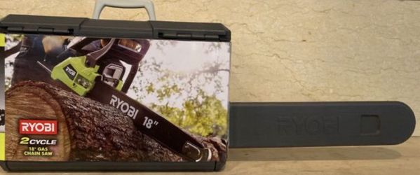 Ryobi RY3818 18" 38cc 2-Cycle Gas Chainsaw - New!