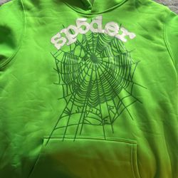 Green sp5der hoodie
