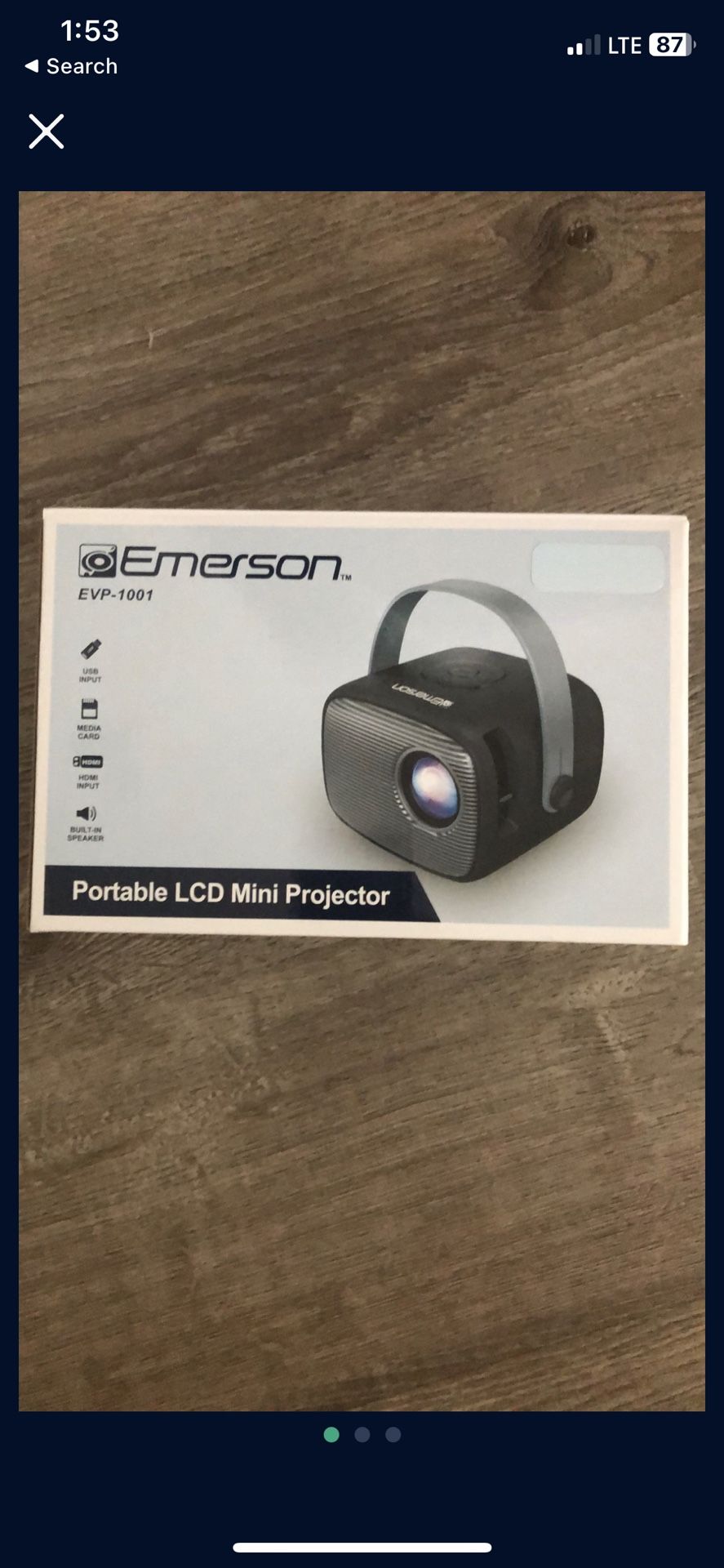 Portable Projector (Emerson)